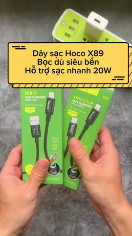Cáp sạc nhanh Hoco X89 sạc nhanh 20w #capsacnhanh20w #capsacnhanh #daysaciphone #daysacnhanh #daysacnhanhiphone #daysaclightling #capsacnhanhlightninghoco 