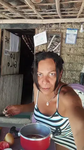 preparando o almoço 