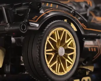 Chiến đấu cơ trong số những chiếc xe thể thao, siêu xe ý tưởng Lambo V12 vàng đen tỷ lệ 1:14! Bạn có thể thêm các nhóm năng động để hiện thực hóa trải nghiệm chơi điều khiển từ xa, không khó với bạn phải không? #building #mohinhlaprap #mohinh #lego #dochoi #xuhuong #brick 
