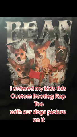#bootlegraptee #bean #furbaby #customtees 