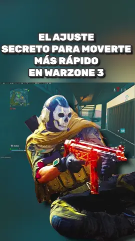 El ajuste secreto para MOVERTE MÁS RÁPIDO en Warzone 3 😉​ #fypシ #gaming #warzone #modernwarfare #mw3 #streamer #ecuador #mexico #colombia