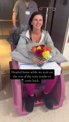 They let me come home today to wait for the remaining labs and tests that take a couple weeks to come back. I haven’t improved any but I am not getting worse. So I will be doing my treatment from home for the next couple weeks while we wait to get more answers. Infectious disease Now thinks the meningitis was a false positive due to none of my other symptoms matching up. If my vision goes from doubled to blurry we will have to return to hospital immediately. The strong high dose of steroids  they have me on makes me feel crazy and gives me a terrible headache. I am unable to walk or really take care of myself. I am weak and unsteady when I stand.  Around 3 weeks if we still don’t have any answers on why there is so much swelling around the left eye preventing it from moving properly. I will then need to have a brain biopsy. Which would be absolutely devastating. Let’s continue to pray that it doesn’t come down to shaving my head for the biopsy! #goinghomefromthehospital #longroadahead #keeppraying 