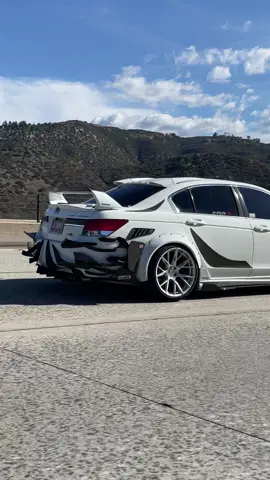 saw this on new years eve, could not stop laughing #cartok #car #honda #accord #downforce #aero #funny #rice #carsoftiktok 