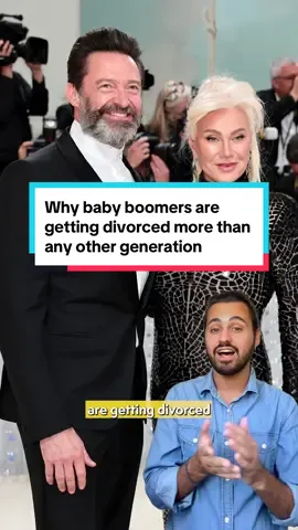 Divorce rates are down for every generation except … baby boomers. Why do you think that is? 🤔 #divorce #babyboomers #marriage #generations #divorcerate 