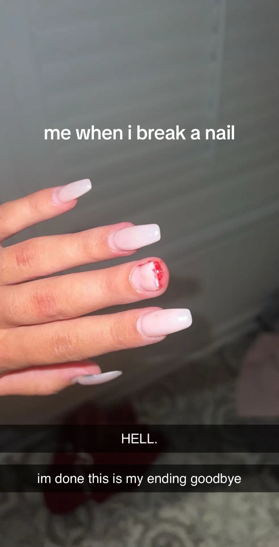 idc this is the worst feeling #nails #girl #foryou 