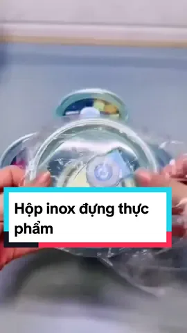 Hộp inox tròn 304 đựng thực phẩm sạch sẽ, vệ sinh. Bạn để được trong tủ lạnh hay lò vi sóng đều được nhé✌️ #hopdungthucpham #hopinoxdungthucpham #hopinoxdungthucan #hopdungdodanang #