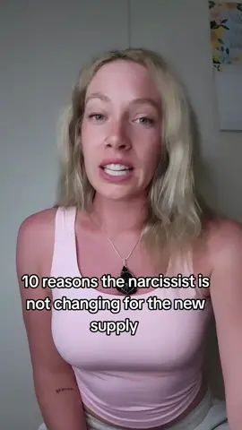 10 reasons the narcissist is not changing for the new supply. #narctok #covertnarcissist #narcissisticabuse #narcissist #narcissisticrelationshiprecovery #npd #narcissism #narctokadvice #narc #narcissistbehavior #narcissistnewsupply #narcissisticrelationship #understandingnarcissisticabuse 