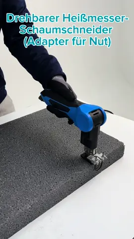 Drehbarer Heißmesser- Schaumschneider (Adapter für Nut) #asmr #werkzeuge #schaum 