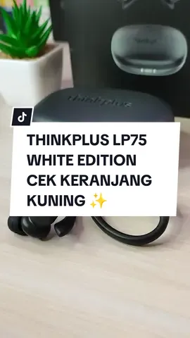 Lenovo Thinkplus LP75 sekarang ada warna putihnya 🤍 #lenovolp75 #twssport #twssports #twssportgaming #twsgaming 