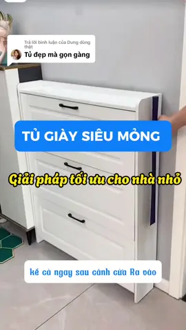 Trả lời @Dung dùng thật em cảm ơn bác 🥰 Tủ giày siêu mỏng dành cho nhà chật mà nhiều giày dép #tugiaysieumong #tugiay #ketugiay3tang #tugiaythongminh #tugiaydep #shopgiadung123 #giadungtienich 