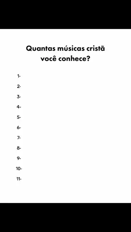 Eai, quantas você conhece? 🤩 #conheceounaoconhecegospel #conheceounãoconhece #musicacrista #conteudocristao #louvor #adoracao #jovenscristao 