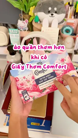 Thơm tho hơn với giấy thơm Comfort mứi raaa nèee #fypシ#unboxing #Vlog 