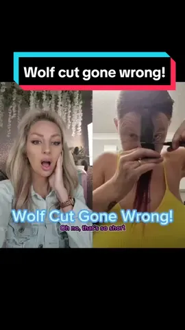Wolf cut gone wrong!! #hairfail #hairfails #haircutfails #wolfcutfail #badhaircuts #athomehaircut #athomehairfail #haircutgonewrong #BeautyByTiffanyRose #BeautyObsession #TiffanyRose #hairtok #hairtoks #hairtiktok 