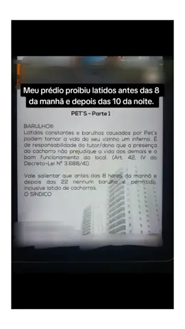 Moradores de condomínio e síndicos precisam ser orientados sobre boas práticas com os animais. Para isso criei o 