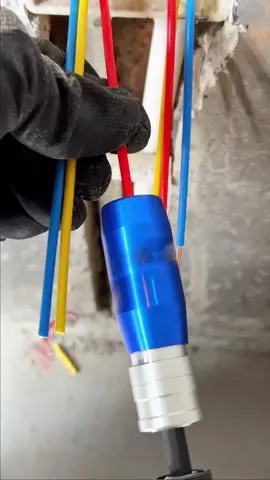 There is endless work to do every day. Do you like the profession of electrician?#electriciantools #wiretwisting #electricianlife #electrictools #electriciansoftiktok #wirestripper #twistwire #electrician #tools #wiretwister #wirestrip 