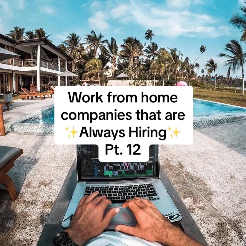 Follow for more remote jobs #wfh #remotework #traveltheworld #makemoneyonline #workfromanywhere #digitalnomadlife #workfromhome #jobs #jobsearch  