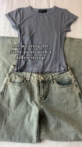 its a different outfit bc the top is the main focus duh || credit : @♡cannelle #clothes #outfits #outfitinspo #OOTD #fitinspo #style #fashion #fit #outfitideas 