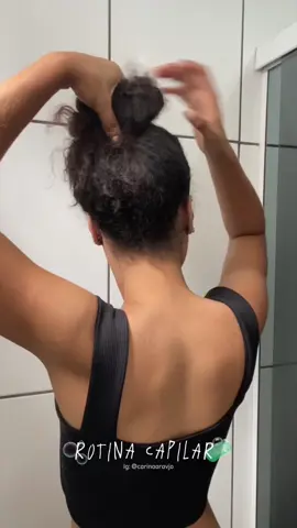 Rotina completa dessa vez 😭 #rotinacapilar #cabelos #cabelocacheado #cachos #cabelo 
