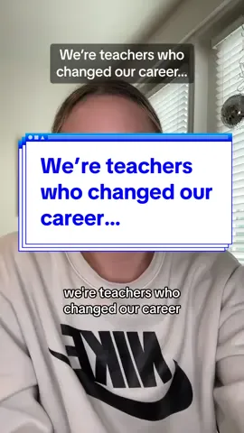 Fellow career changers, what would you add?? 😁#teachersoftiktok #teachercareerchange #leaveteaching #quitteaching #weretrend 