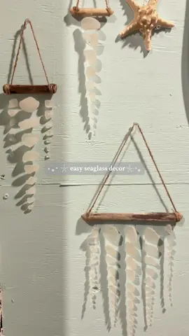 ༝ ˚ ｡⋆ 𓇼 easy seaglass diy 𓇼 ⋆｡ ˚ ༝ #trending #aesthetic #beachhouse 