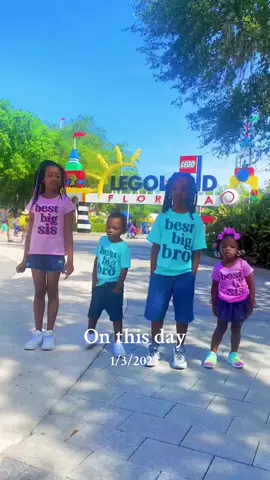 #onthisday fun at Legoland 💜 