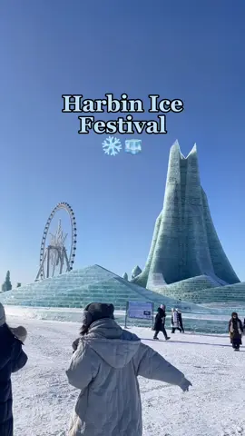 哈尔滨国际冰雪节 Harbin International Ice and Snow Festival  Maior festival de gelo e neve do mundo. 📍哈尔滨冰雪大世界，哈尔滨市，黑龙江省, 中国🇨🇳 📍Harbin Ice And Snow World, Harbin City, Heilongjiang Province, China 🇨🇳 #festival  #harbinicefestival  #china  #travel 