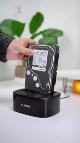 ORICO Hard Drive Docking Station Dual Bay USB 3.0 to SATA with Duplicator/Offline Clone Function External Hard Drive Dock for 2.5''/3.5'' HDD SSD Max#Tech #techtok #orico #technology #harddrive #enclosure #docking #station #SATA #external #HDD #SSD #accessories #desksetup #fyp