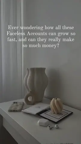 Have you noticed how faceless accounts  are absolutely crushing it?  FACELESS ACCOUNTS are not just a trend, there's a reason why they're performing so well, plus they have been around for years. Faceless accounts remove the personal bias and allow the focus to be solely on the content and message. It's about the brand, not the person behind it.  Plus the ability to connect with a brand without the distraction of a personal face.  OK but here is the D E A L.  Why are faceless accounts performing so well? 🤔 💫 They allow for a stronger focus on the brand and its message, rather than the person behind it. (That's how I built 6-figure business from my faceless brand) 💫 They eliminate personal biases and allow for a more objective connection with the audience. 💫 They encourage engagement and community building around the brand. 💫 And, let's be real, a little bit of mystery never hurts!  Some other benefits to consider: 1. Broader appeal: Faceless accounts can appeal to a wider audience, as people from different backgrounds and cultures can more easily identify with a brand without a face.  2. Professionalism: They can appear more professional, as they focus on the brand's message and values rather than personal opinions or experiences. 3. Authenticity: Faceless accounts can actually be more authentic, as they focus on the brand's true values and message without the distraction of a personal persona. 4. Versatility: They can easily pivot or expand their branding and messaging without being tied to a specific individual's image or reputation. READY to dive in? 🎯Comment 