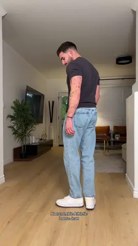 Replying to @sam Athletic loose jeans from Abercrombie. These are staying in the weekly rotation. @abercrombie  #mensfashion #menstyle #styletips #jeans 