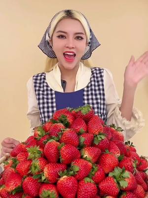 Cùng ăn Dâu Tây Bắc ngon ngọt mộng nước của @Như Hảo set hải sản với Vàng nha #tocvanghoe #mukbang #dautaybac #nhuhao #ancungtiktok #xuhuong 