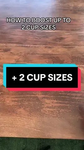How to boost up to 2 cup sizes. #cupsize #cupsizechallenge #howtoboostupto2cupsizes #paddedinserts #stickyinserts 