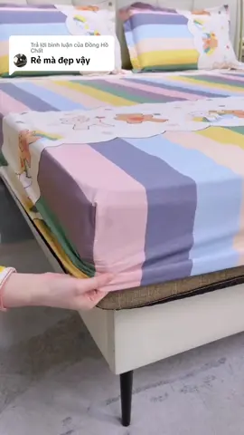 Trả lời @Đồng Hồ Chất Bộ ga gối  poly cotton đẹp mê#trend #fpyシ #gagoicaocap #changa #cotton #cottonpoly 