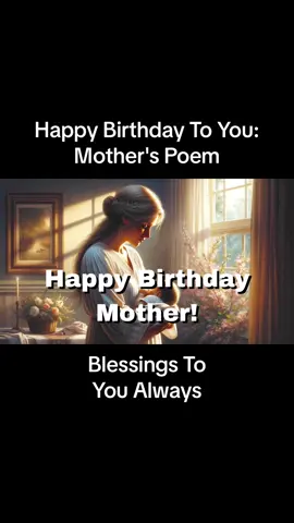 Celebrate the most special day of one of the most important people in our lives - our Mothers. This inspiring one-minute poem is a tribute to the love, sacrifice, and endless support that defines motherhood.  Crafted with heartfelt words and deep emotions, this poem captures the essence of a mother's love and the profound impact it has on us. It's not just a birthday wish, but a celebration of the journey, the strength, and the unspoken words of love and gratitude we hold for our moms. Whether you're near or far from your mother, this video is a perfect way to express your feelings and make her birthday even more memorable. The imagery and sentiments in this poem resonate with everyone who holds their mother dear. So, sit back, watch, and feel the warmth of this special tribute. Share it with your beloved mother and let her know how much she means to you. And, if this poem touches your heart, don't forget to like, share, and subscribe to our channel for more content that celebrates family, love, and the unbreakable bonds that keep us together. Click Patreon Link to Support Story-Myth: Patreon: https://www.patreon.com/StoryMyth Story-Myth Patreon Members gets a range of benefits depending on their Membership Tiers including ... 1) Early Access 2) Exclusive Contents 3) Fan Requests & Voting 4) Digital Downloads (Whole Library) 5) Custom Digital Wallpapers 6) Custom Digital Illustration Videos 7) Merchandise Tee-Shirt or Product 8) Member Shout-Outs Click Patreon Link to Support Story-Myth: Patreon: https://www.patreon.com/StoryMyth Subscribe and join the 'Story-Myth' family: YouTube: https://www.youtube.com/@Story-Myth TikTok: https://www.tiktok.com/@storymyth Customize you own 1 Minute Digital Illustrated Video on Fiverr: Fiverr: https://www.fiverr.com/storymyth Support Story-Myth via Patreon: Patreon: https://www.patreon.com/StoryMyth Get Our Merch at Our Merch Store: Merch Store: https://www.story-myth.com #HappyBirthdayMom,#MotherLove,#BirthdayPoem,#HeartfeltTribute,#FamilyLove,#CelebratingMom,#MomBirthday,#LoveForMother,#PoetryCommunity,#EmotionalPoetry,#SpecialMoments,#BirthdayWishes,#PoemForMom,#CherishedMemories,#MomsDay,#ThankfulForMom,#ParentalLove,#BirthdayCelebration,#MomTheStar,#MomsSpecialDay,#FamilyBonding,#PoetryLovers,#TributeToMom,#BirthdayJoy,#MommyLove,#PreciousMoments,#WarmthAndLove,#CelebratingLife,#happybirthdaytoyou,#happybirthdaysong,#happybirthdaysongs,#birthday 
