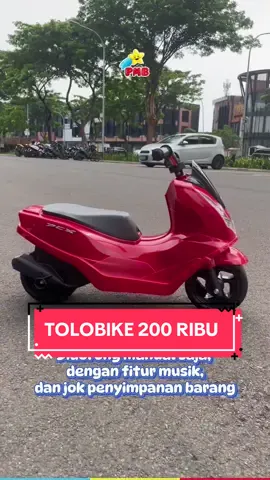 Wooww😱 tolobike ini super mudah dan murah cuma 200 ribuan aja😃 #tolobike #motoran #pcx #mainananak #belilokal  #fyp #200ribuan 