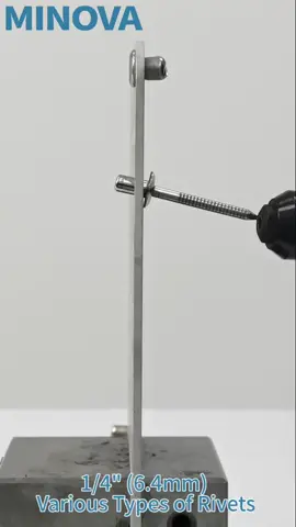 MINOVA Rivet Tool.( 1/4” (6.4 mm) Various Types of Rivets ) #asmr #rivet #relaxing #tools