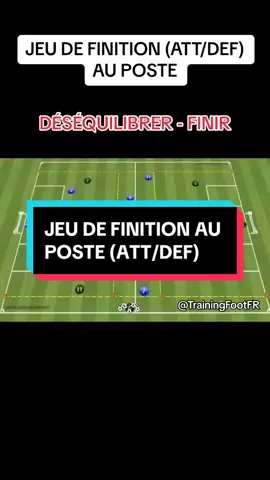 Jeu de finition au poste (att/def) 👟⚽️ #foot #football #footballtiktok #footballedit #soccertiktok #trainingfootball #Soccer #trainingtiktok #entrainement #training #coach #futbol 