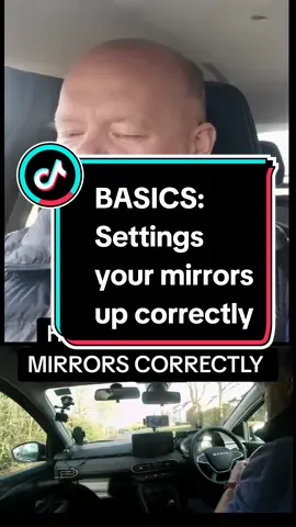 Mirrors give you vital information, so ensure they are set correctly every time. #mirrors #safety #basics #drivingtiktoks #drivinginstructor #drivinglessons #drivingschool #drivingtips #vital #fyp #foryou #foryoupage #driving 