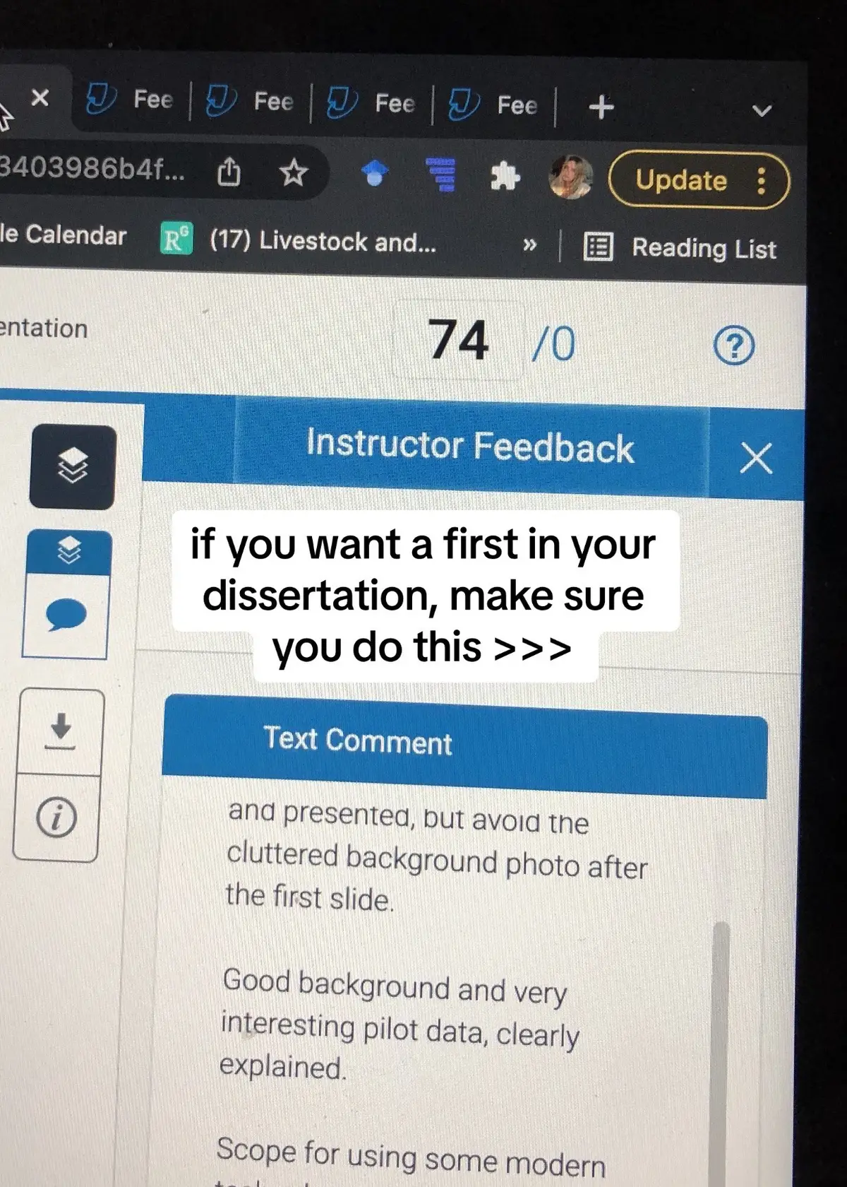 A tip that will take your university dissertation from flop to hot 📚🔥 #studytok #university #dissertation #dissertationtips #dissertationhelp #universityseries 