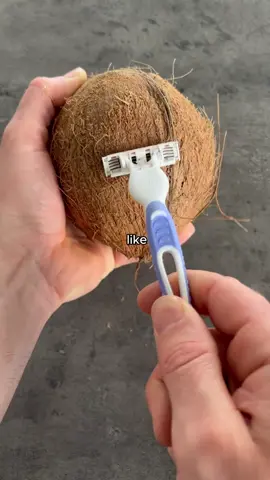 Hairculess vs Razor. Coconut version🥥 #trimmer #manscaping #viral 