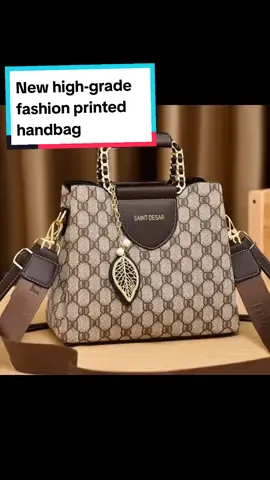 New high-grade fashion printed handbag, Liu cross body bucket bag!