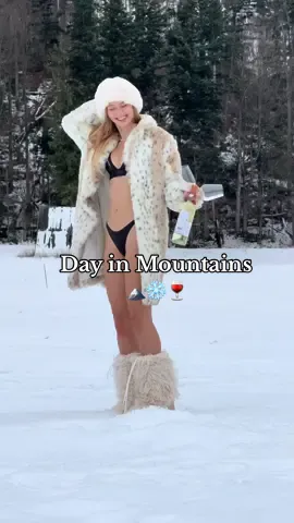 nothing tastes like cheap wine #aesthetic #skiiseason #winterseason #russiandolla #slavicgirls #stmoritz 