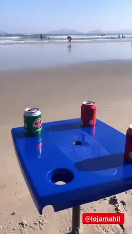 Qualidade que facilita a sua Vida! 😍 #repost @nossoape013_ : Kit Mesa de Praia com Saca Areia ❤️ Acesse nosso site e conheça mais! Link na Bio #mahil #utilidadesdepraia #praia #sacaareia #mesadepraia