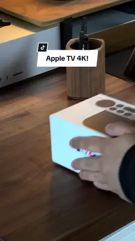 @apple TV 4K! 🎥 #appletv #appletv4k #appletvremote #unboxing #techtok 