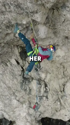 sometimes you have to make your own route 💯👏 #angelaeiter #climbing #extremesports #Outdoors #rockclimbing #givesyouwiiings 