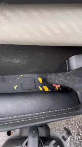 Interior car detailing with just a vacuum and a steamer       #fyp #asmr #cardetailing #satisfying #viraltiktok #cleaning 