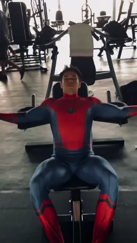 Spider-Man posts always do good on any platform 🤪 #spiderman #GymTok #hotguys