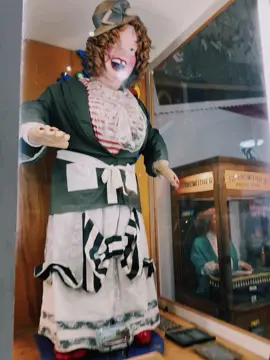 Laughing Sal from the old days of early arcade games - meant to make people #laugh with her but tends to also #terrify peopke too - Tommy was one of those! 