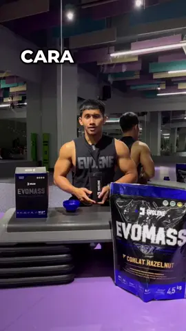 Cara penyajian Evomass Nih! #bulking #evomas #evolene #evoleneofficial 