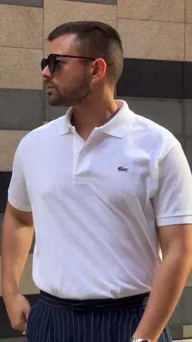 Classic White Lacoste 🤍🤌🏽 @Lacoste #mensfashion #polo #lacoste #fashion #mensstyle #outfit #fy #outfitideas #classic #formal #estilo #moda #modamasculina 