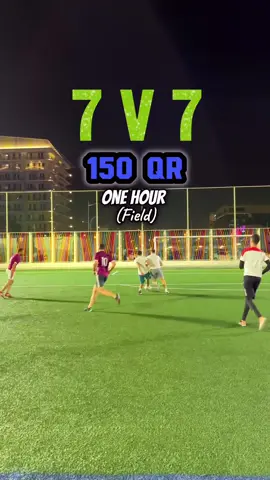 Play One Hour Extra for Free If There is No Booking Ahead Of You! Use code: ALI10 for 10QR off, for new users! Details below: 7v7 - 150QR an hour 9v9 - 225 QR an hour ( half pitch of 11v11 ) 11v11 - 350 QR an hour #affordable #sports #football #Soccer #qatar #doha #qatartiktok #booking #offers 